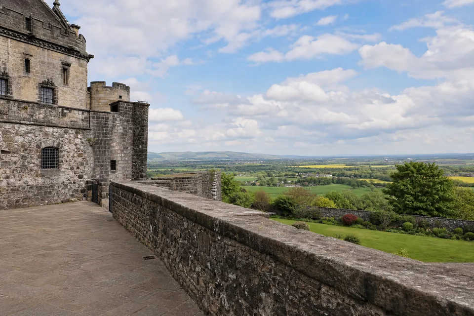 Murallas defensivas y jardines del Castillo de Stirling
